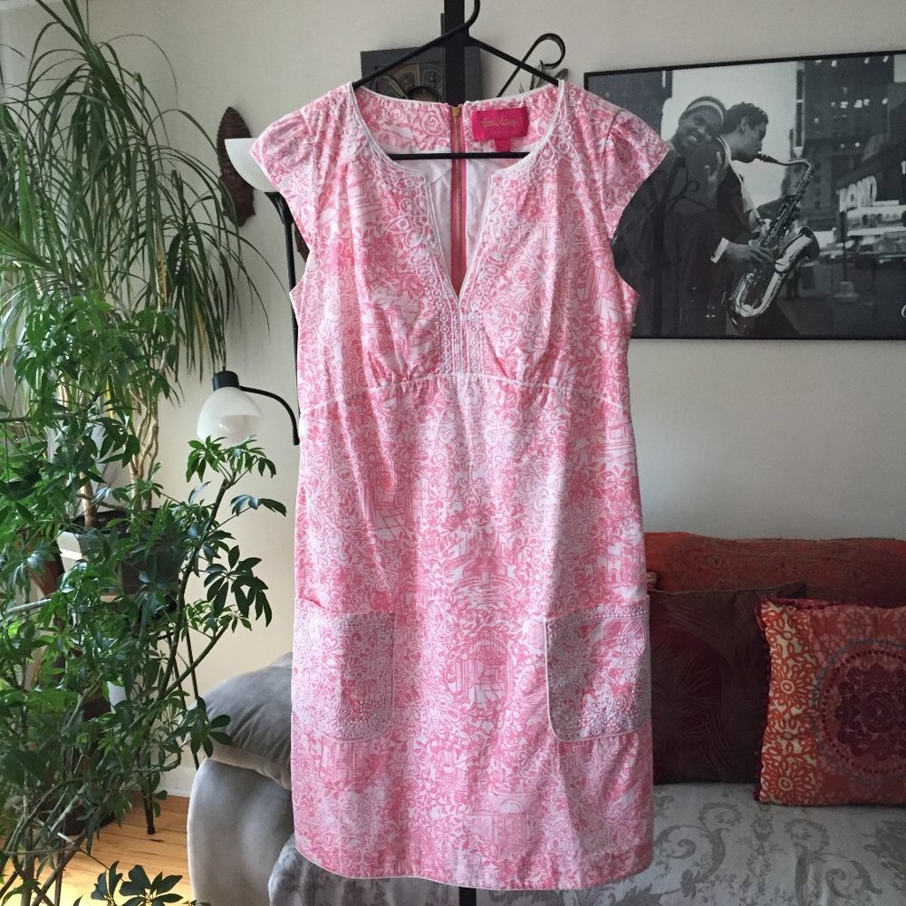 LILLY PULITZER Jubilee Embroidered Shift Dress